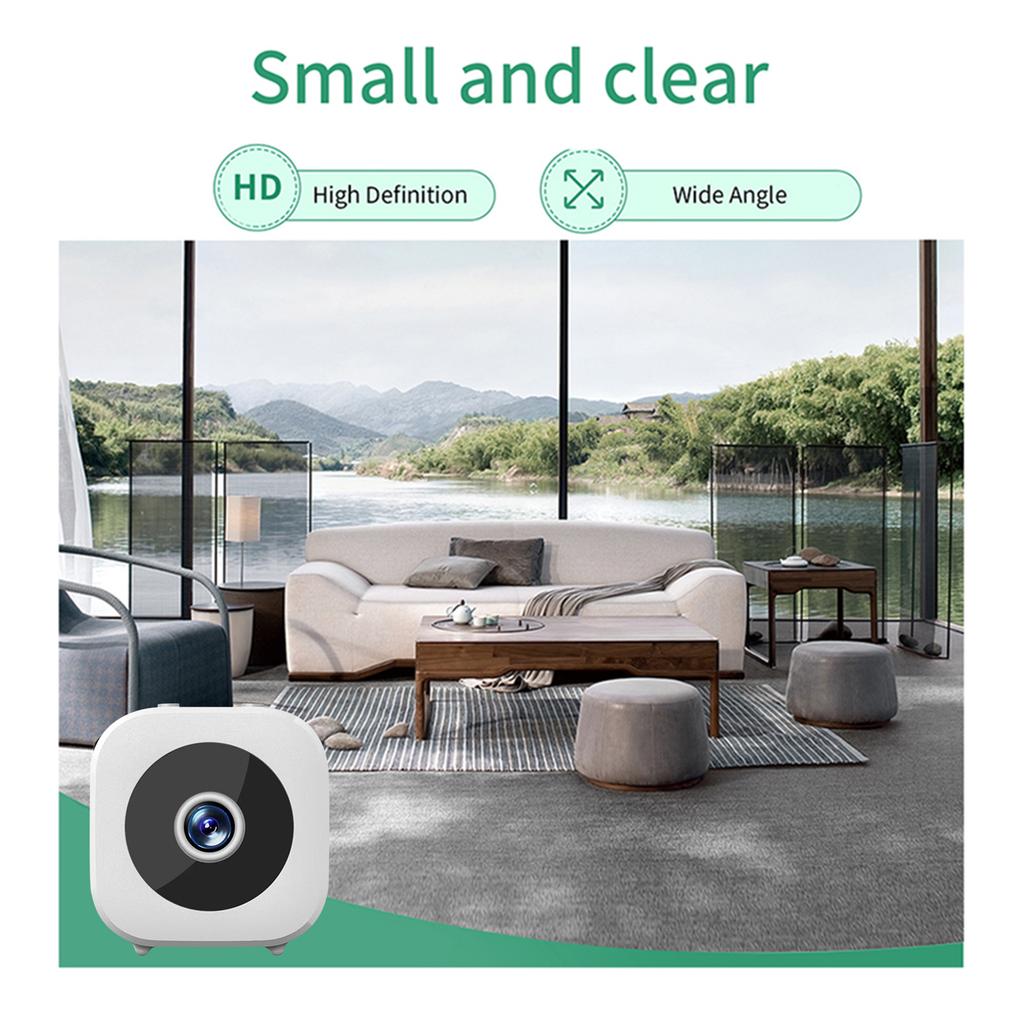 Smart Wireless Security Camera Rechargeable Househeld WiFi Surveillance Motion Detection Magnetic Small Cam for Home Office