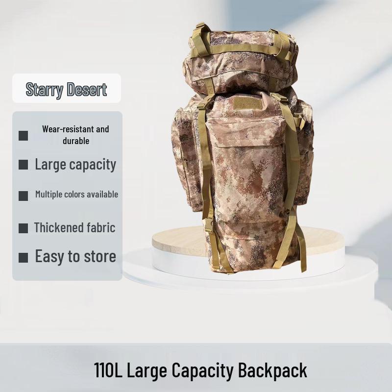 Pioneer 110L Camouflage Mountaineering Backpack