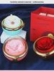 Rotating Rose Gift Box with Necklace and Ring - Valentine's Day Eternal Flower Jewelry Box