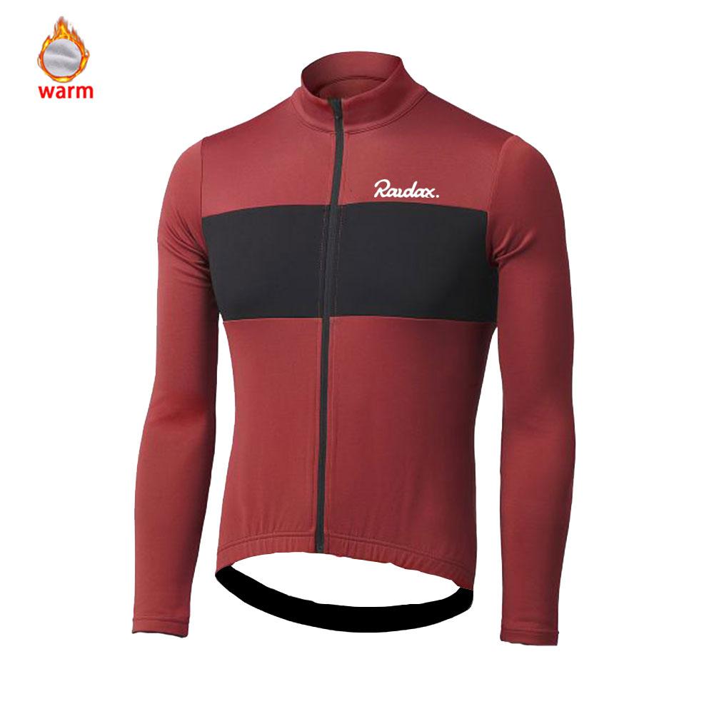 

2026 Winter Velvet Warm Raudax-Long Sleeve Wool Cycling Set for Men, Mountain Bike Set, Outdoor Sportswear, Fleece, Winter, Preshrunk, New XS
