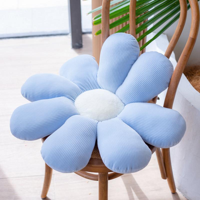 Little Daisy Flower Pillow Cushion Floor Chair Cushion Office Plush Car Cushion Soft Cute Pillow Gift for Girl Children