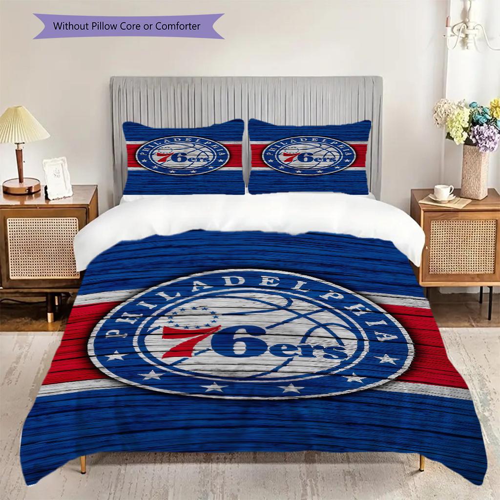 Philadelphia Ers National Emblem Bedding(1 * Duvet Cover + 2 * Pillowcase, Without core)Bedding Set Duvet Cover and Pillowcase