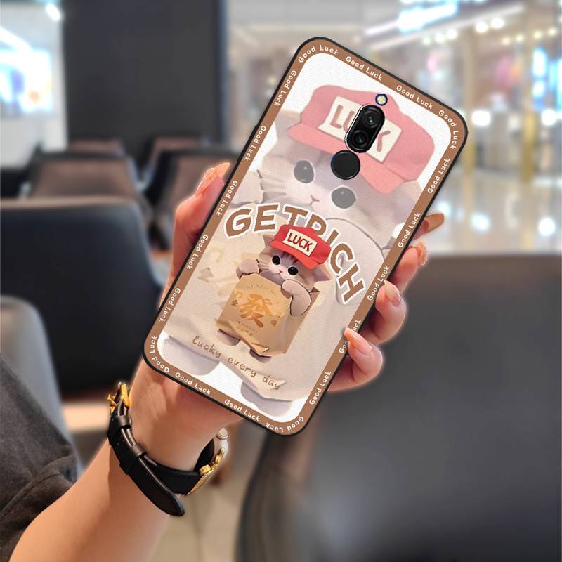 Couple Shockproof Phone Case For Xiaomi Redmi 8 Protective Anti-dust Phone Pouch Soft Case Full Wrap TPU Fashion Design