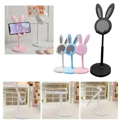 1/2/3/4Pcs Cute Rabbit Desktop Phone Stand Adjustable Liftable Lazy Bracket For Selfie Video Watching