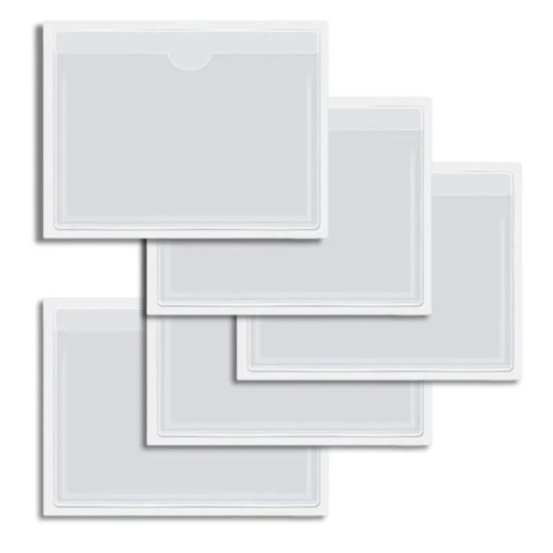 Windschutzscheibenkartenhalter-Clip Selbstklebende Windschutzscheiben-Versicherungsaufkleber Auto Klarsichthülle für Ausweiskarte Ausweishalter