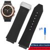 Silicone Watch Band for HUBLOT Hengbao HB Yubo Classic Fusion Big Bang Waterproof Rubber Watch Band Convex Mouth 26 * 19mm