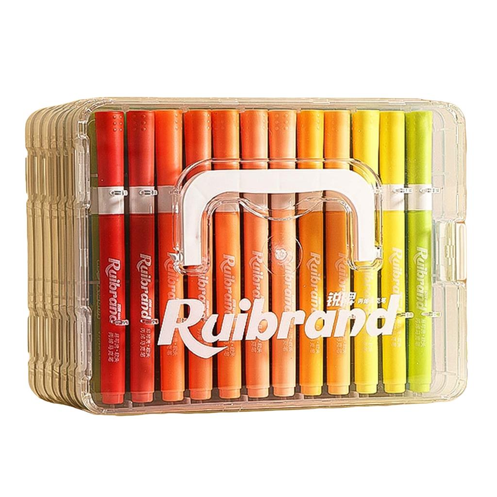 84 Colors Acrylic Paints Markers Pens,Water Based Washable Ink Art School Drawing Supplies,Portable Drawing Pen For Kids