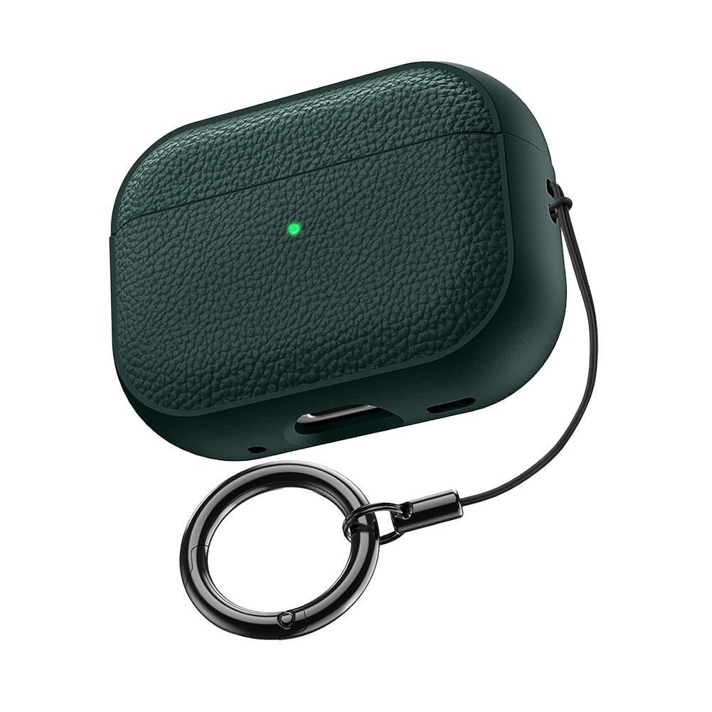 For AirPods Pro 3 Case Soft TPU Leather Design Protective Cover Headset Shell With Lanyard Anti-lost Headphone Bag