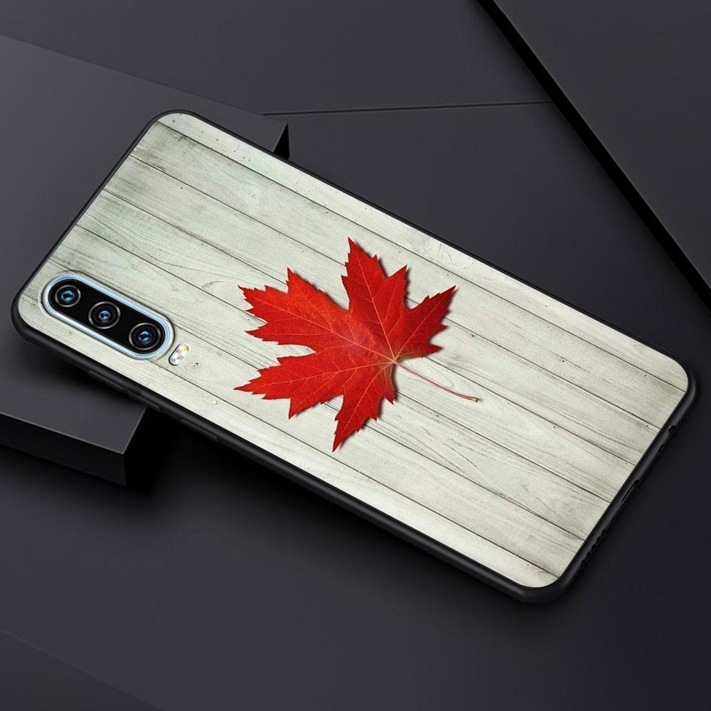 Maple Canada Flag Football For Huawei P30 Lite Phone Case For Huawei P50 Pro P20 P40 Lite E P Smart Z 2021 Y6 Y9s Y7a 2019 Cover