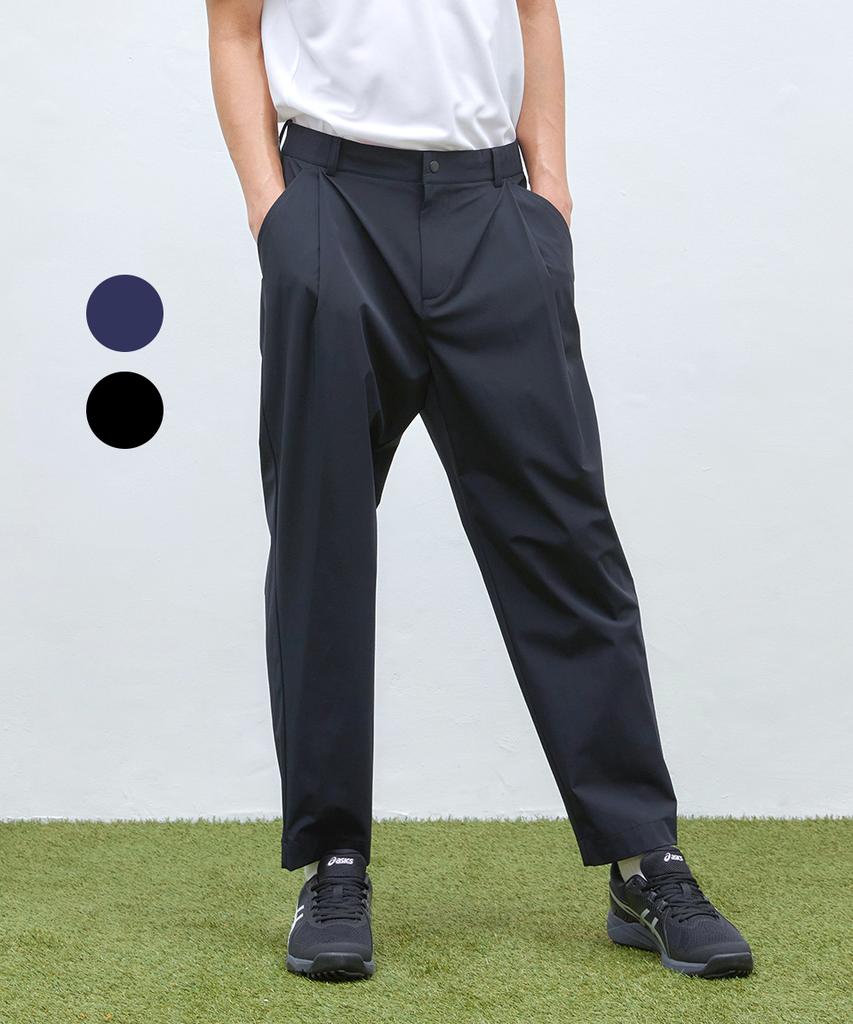 MUSINSA STANDARD SPORTS Moveright Wide Pintuck Pants (Black)
