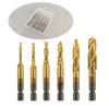 Yunbei Titanium-Plated High-Speed Steel Hex Shank Spiral Tap Drill