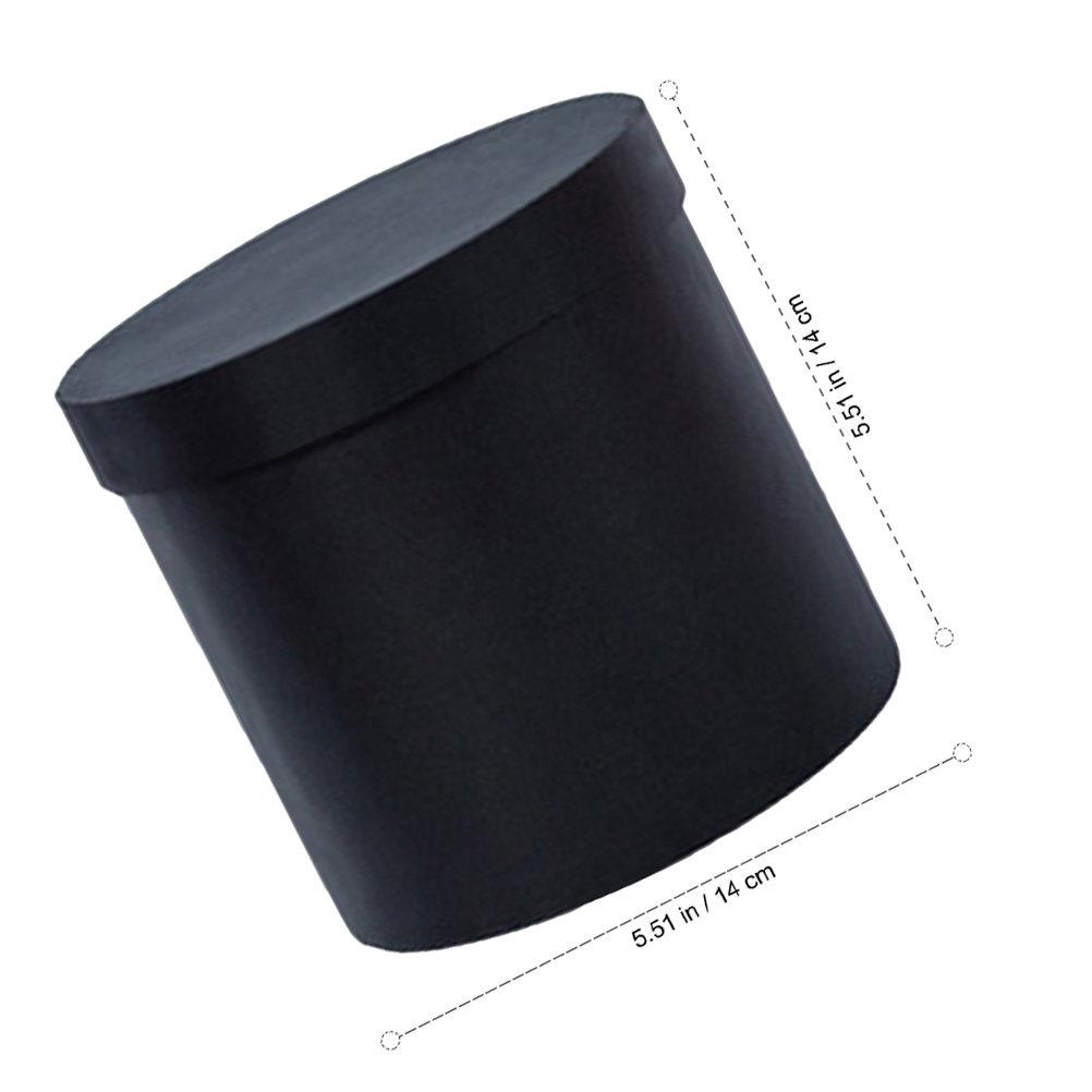 

Flower Wrapping Boxes Paperboard Cylinder for Bouquet Arrangements Wedding Gift Packaging Round Storage Case Craft Paper Box other чёрный