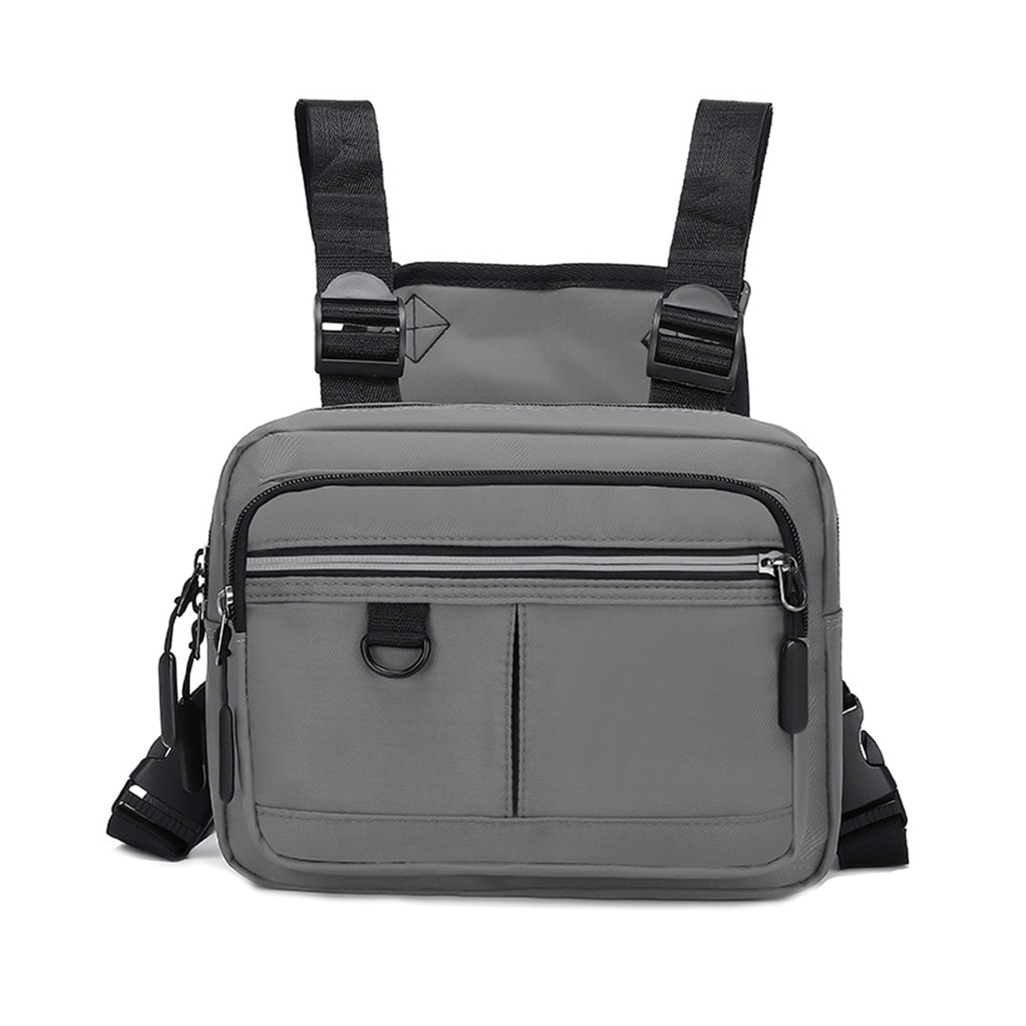 

FOIROKASA Chest Running Fishing Wearable Fishing Smartphone Chest Holster Safety Tactical Gray Bag, Bag, Bag, Backpack, Hiking, Running, Bag, Storage, сірий колір