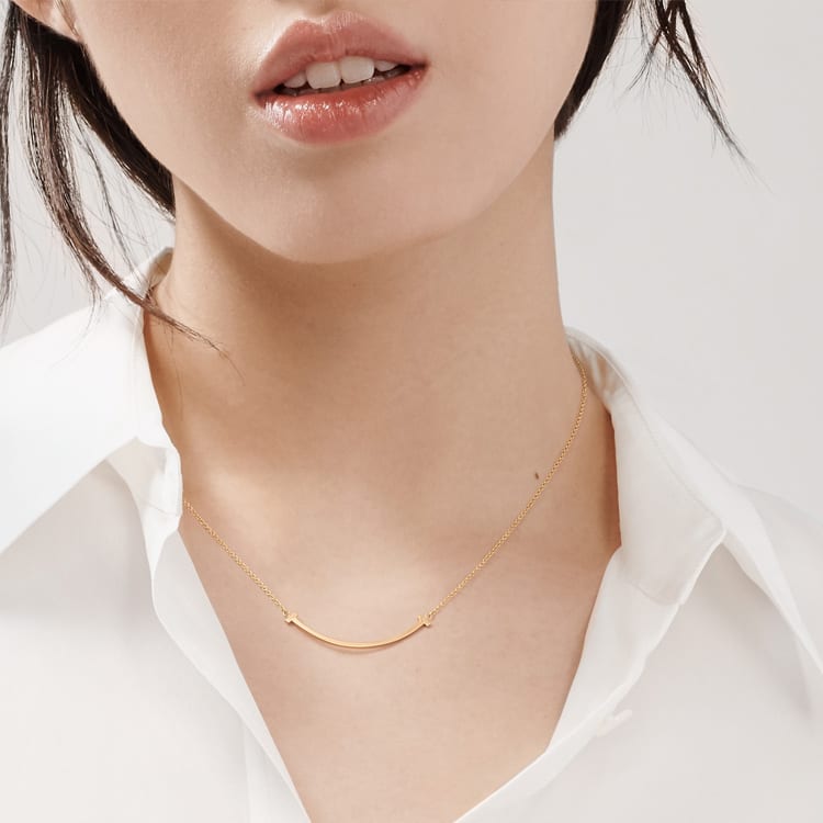 TIFFANY & CO. T 18K Gold Necklaces Women's 60011679