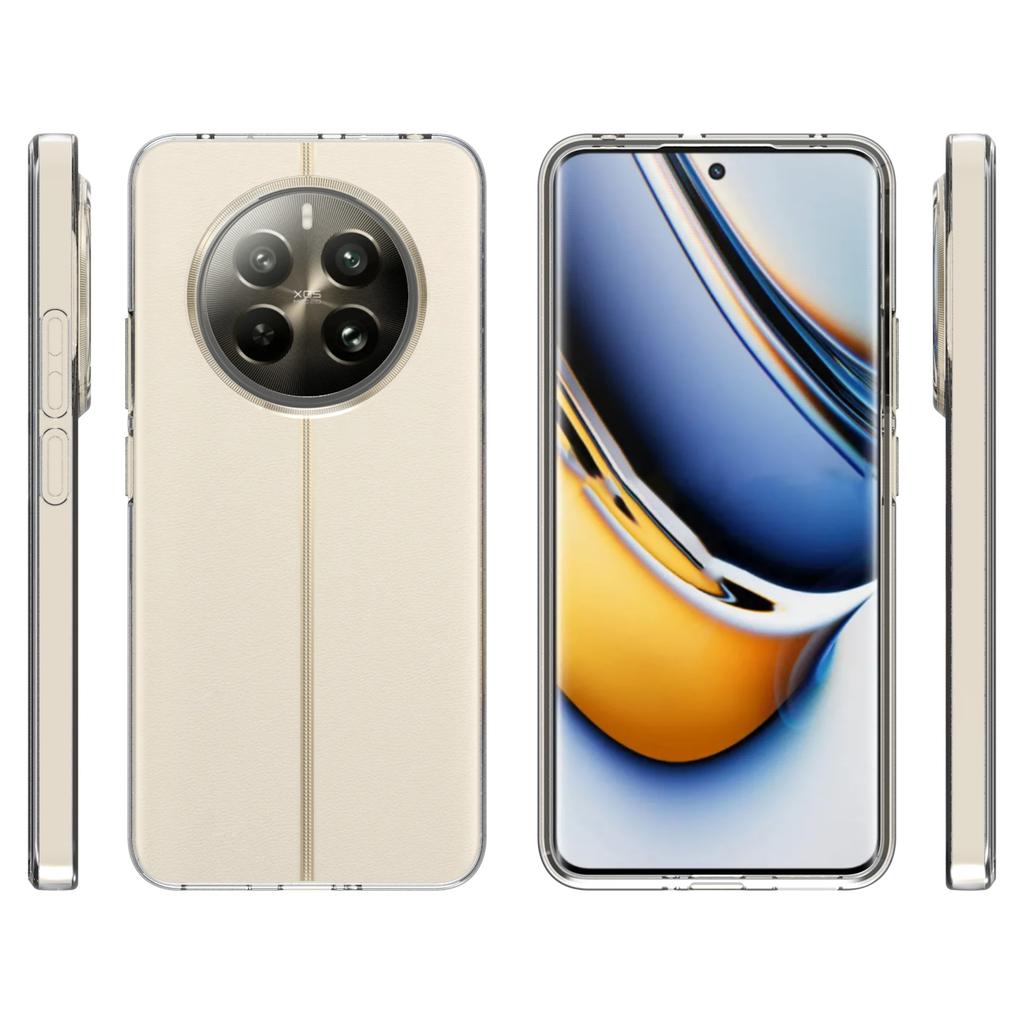 10Pcs/Pack for Realme Narzo 70 5G/Narzo 70 Pro 5G/P1 5G/12 4G/12+ 5G Clear Case Watermark-Free TPU Protective Cover