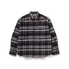 A BATHING APE ® Check Flannel Shirt 0ZXSTM131310N
