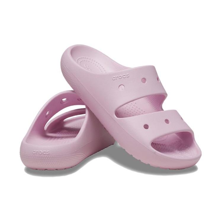 Crocs EVA Slip Resistant Slide Slippers Unisex Light Purple 209403-6GD