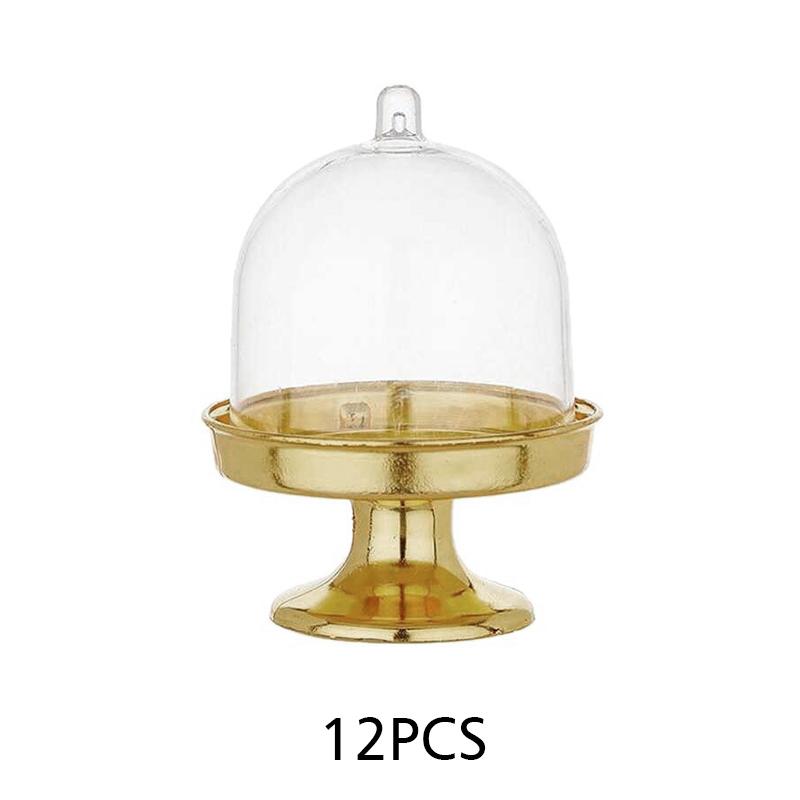 

12 шт./уп. Пластиковый Изысканный Стаканчик для Конфет Влагостойкий Легкий Вечеринка Прочный Пылезащитный Прочный Атмосфера Стабильный Свадьба