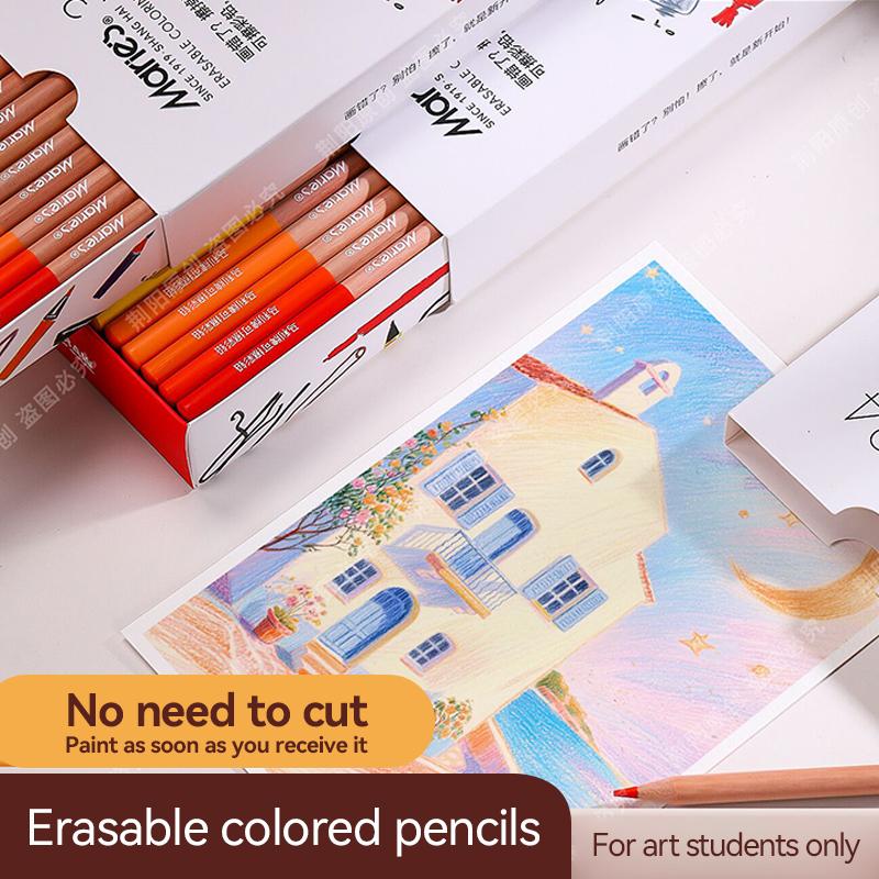 Erasable Colored Pencils 24/36/48 Colors Drawing Pencils Set School Office Writing Stationery Drawing Sketching Art Supplies