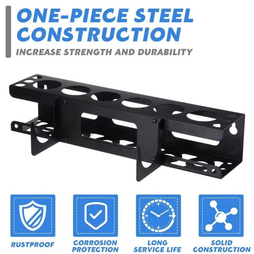 Sturdy Metal Grease Tube Rack Large Capacity Sealant Organizer Rack New Caulking Tool Organizer