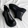 Fashion Woman Retro Chelsea Short Boots British Style 2025 Autumn Ankle Boots Platform Zipper Outdoor Anti Slip Women's Ankle Boots