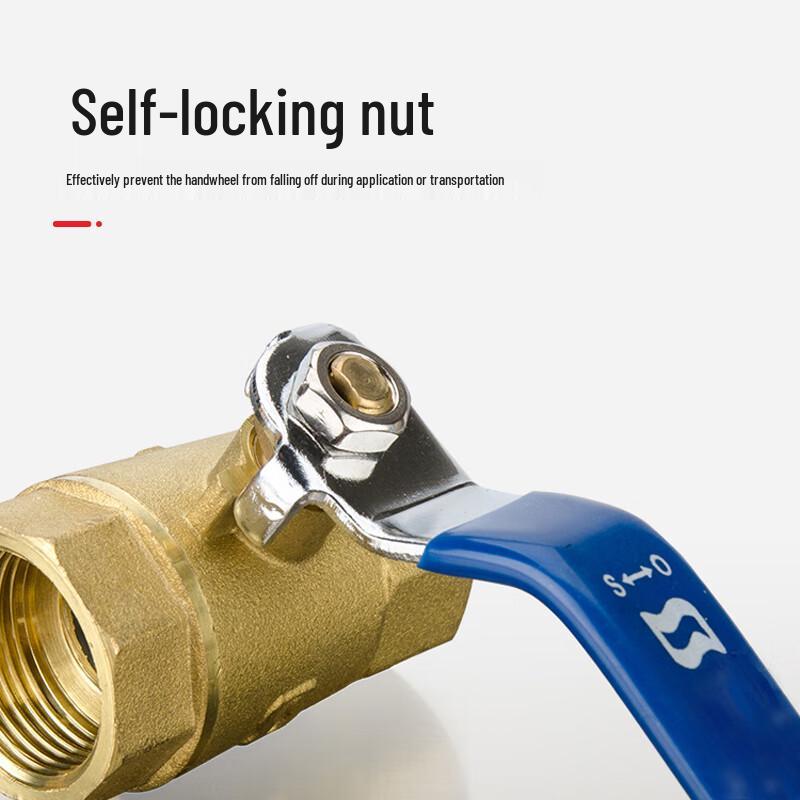 Jucheng Cloud Thickened Brass Internal Thread Ball Valve