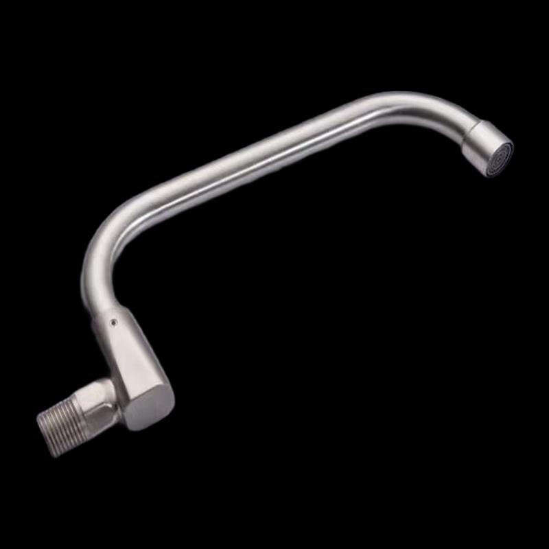 Commercial Rotatable 304 Stainless Steel Kitchen Faucet
