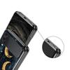 Fashion Starry Sky Stars Hard PC Phone Case For Samsung Galaxy Z Flip 7 6 5 4 Black Cover For Galaxy Z Flip 3 Foldable Funda Bag