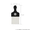 3Pcs S/M/L Steel Pin Hair Combs – Plastic Tail Comb for Slicked-Back, Pompadour & Salon Styling Tools
