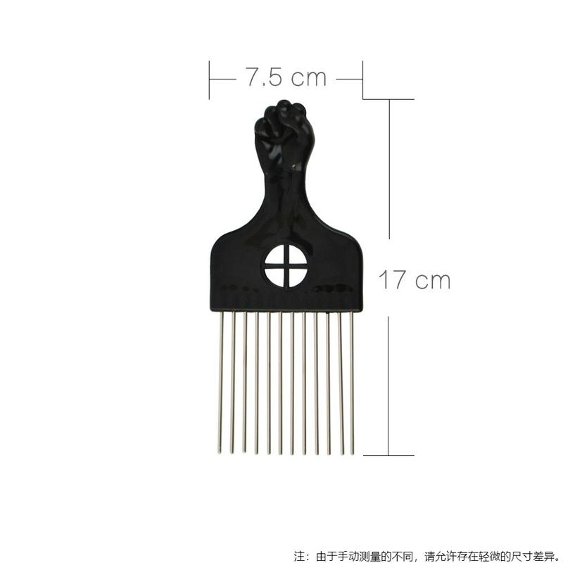 3Pcs S/M/L Steel Pin Hair Combs – Plastic Tail Comb for Slicked-Back, Pompadour & Salon Styling Tools