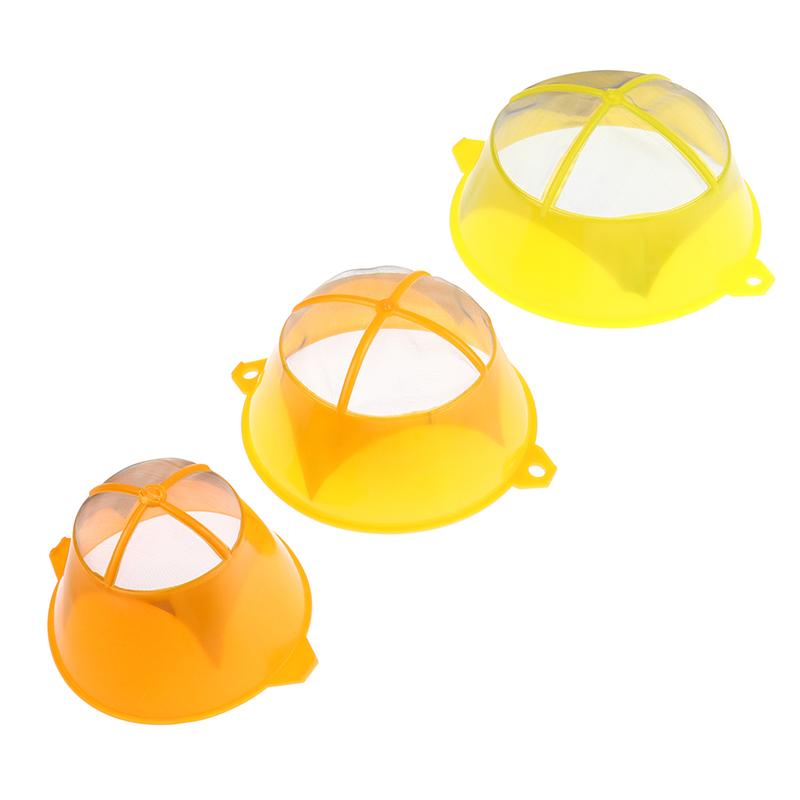 3Pcs Reusable Fine Paint Strainers Sieve Filter Cover Steel Mesh Net Plastic