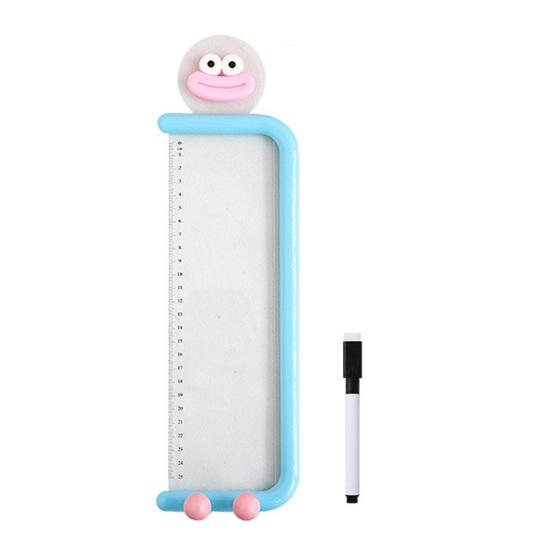 Monitor Memo Board Acrylic Message Panel Transparent Side Mount for Computer Monitor Multi-Functional Clip Phone Stand And Ruler Office Desk Organizer