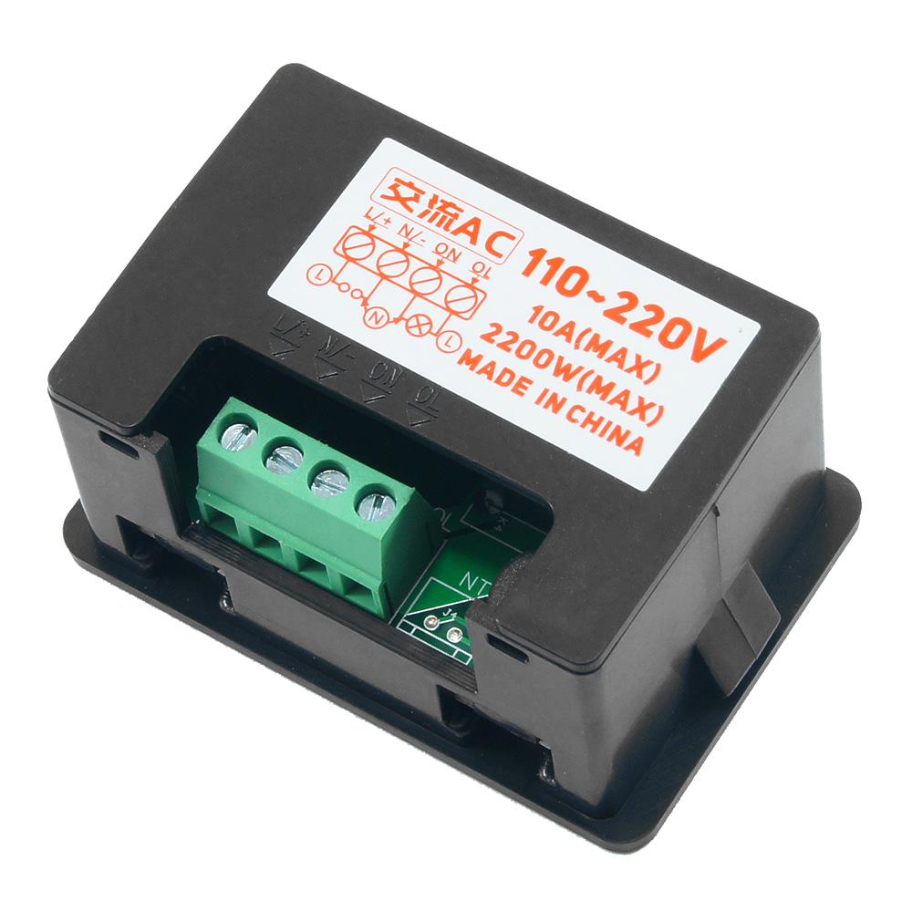 DC 11V 11V AC 111V 111V Programmable Digital Time Delay Switch Relay T1111/ T1111Open Timer Control Module 1-999s/min/hour