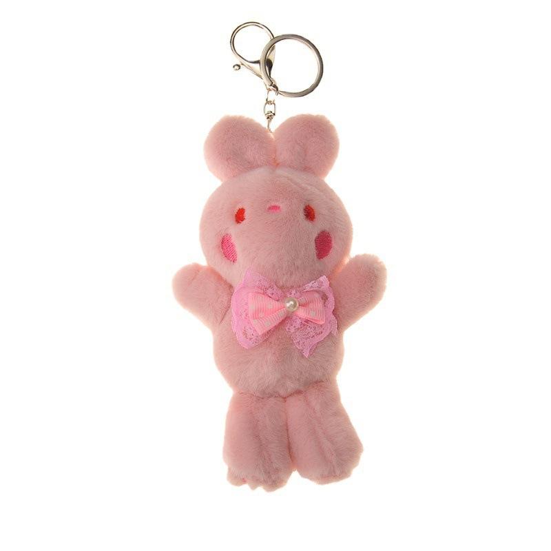 

Бантик Плюшевый брелок Зайчик Нефритовый Заяц Бархатная кукла Подвеска Игровой автомат Детская кукла Height about 16cm