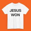 Jesus Won Tee, Christian Shirt, Bible Verse Shirt, Christian Apparel, Christian Unisex T-Shirt