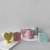 Handmade Candle Making Mold with Love Letter Enbelishment for Home Decorations