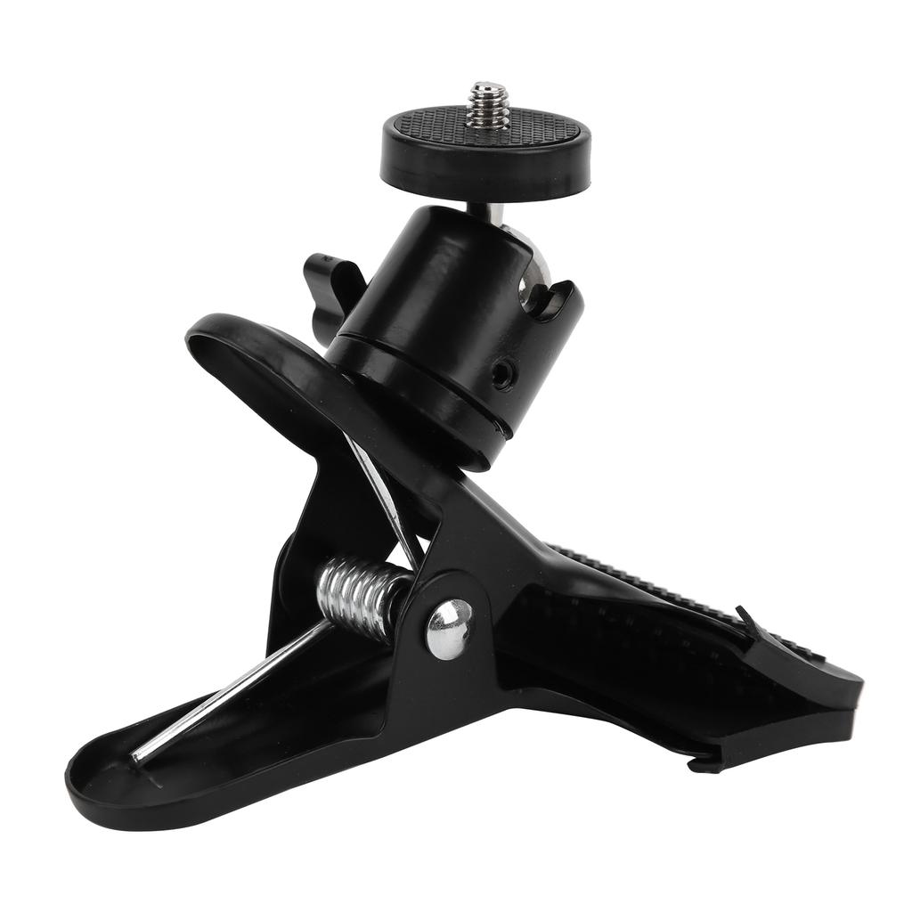 Tripod Camera Clip Holder Mount with 360 Degree Rotate Ball Head 14in Screw for Laptop