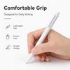 10 PCS/Pack Retractable Minimalist White Ballpoint Pen