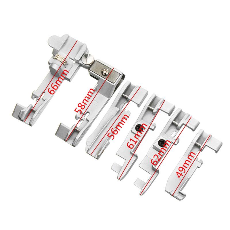 

6pcs/Set Presser Foot Accessories Multifunctional Overlock Sewing Machine Presser Foot For Singer Yamata Consew Overlock Machine