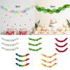 3x Paper Fans Garland Ceiling Hanging Decoration Ornament Background for Party Supplies Celebration Carnival Birthday Wedding