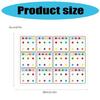 6 Pcs Multifunctional Preschool Concentration Cards Visual Tracking Training Cards For Visual Perception Skills