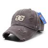 Distressed Baseball Cap Women Unisex Trendy Embroidered Letter Sun Visor Dad Hat