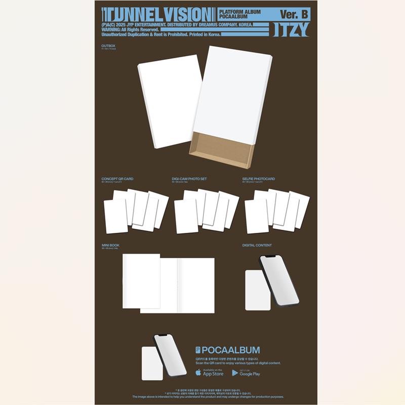[Pre-order] ITZY - Tunnel Vision (POCAALBUM Ver.)(Online Benefit)
