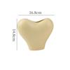 European Heart Shaped Ceramic Vase Delicate Hydroponic Flower Arrangement Container Room Dining Table Love Vase Home Decoration