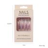 European & American Ballet-Coffin Fake Nails with Manicure Nail Art Stickers