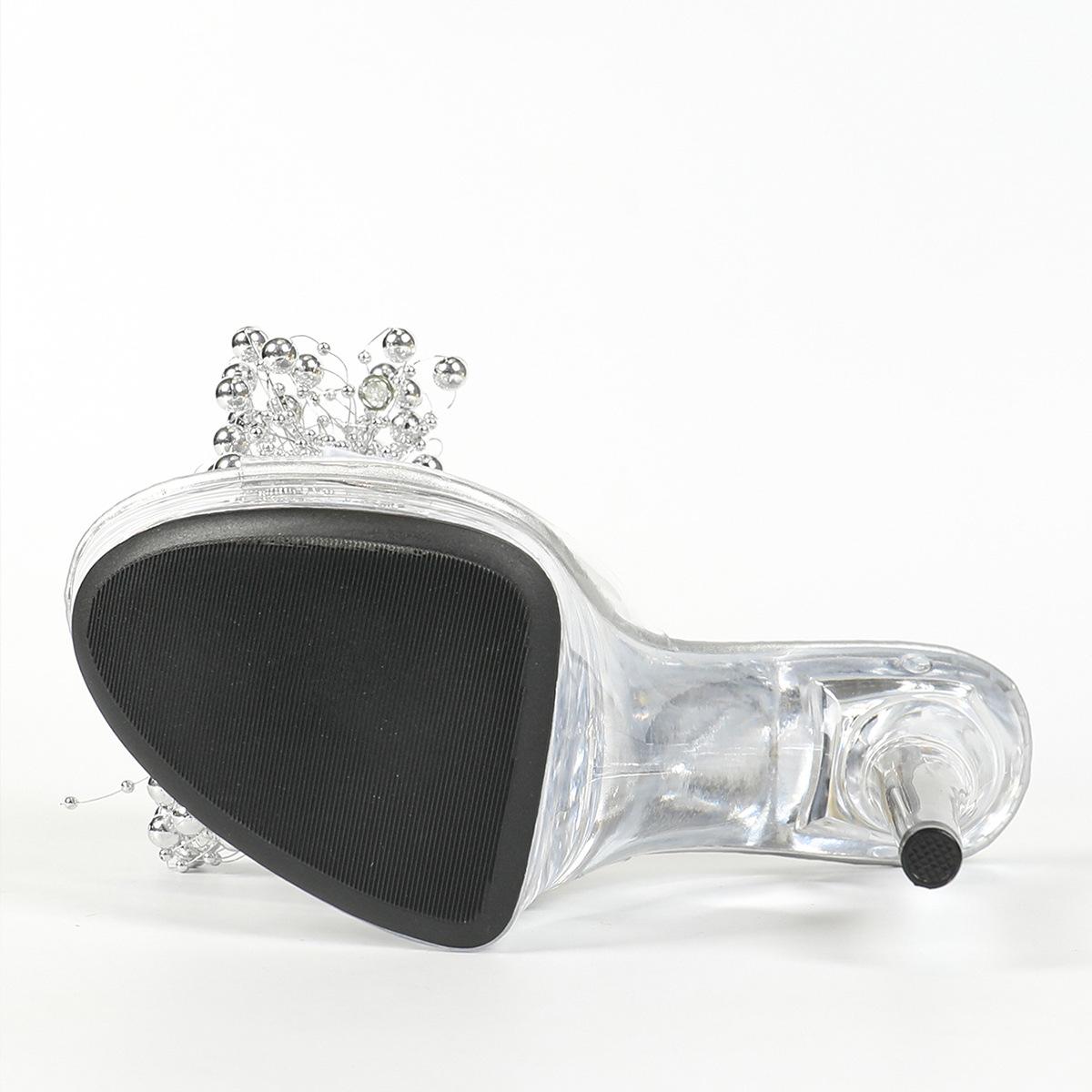 Женские сексуальные туфли на высоком каблуке 15 см — фото 6