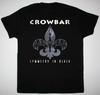 CROWBAR SYMMETRY IN BLACK T-Shirt Short Sleeve Black Cotton Men S To 5XL BE665