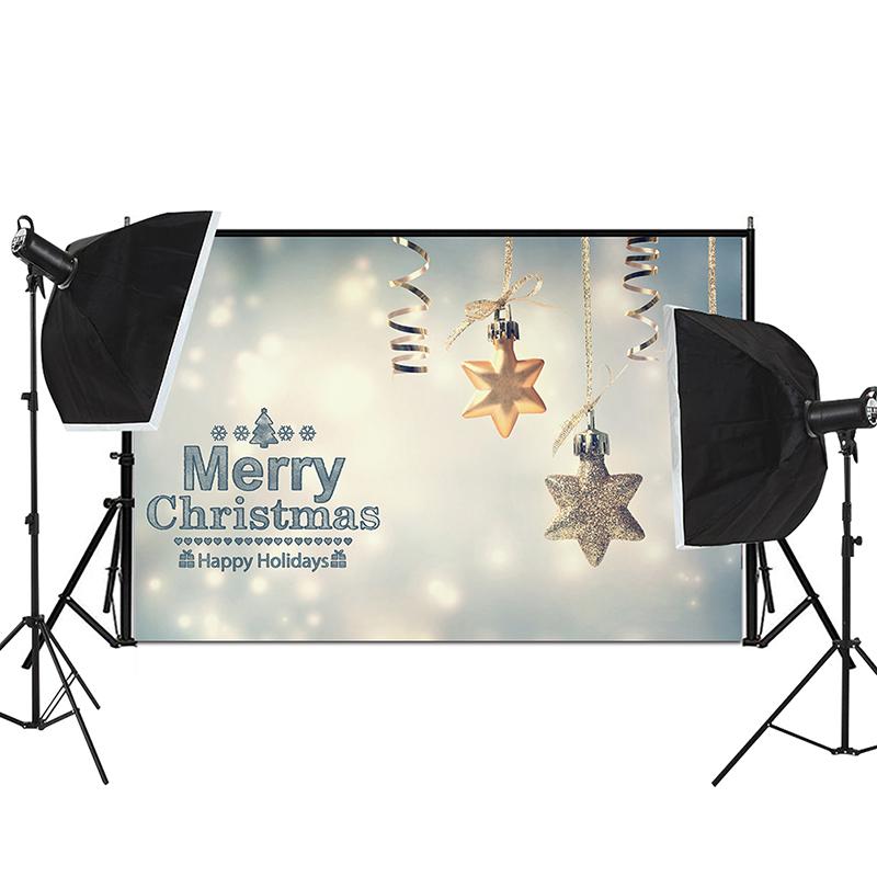 Christmas Photography Backdrop Vinyl Winter Snow Tree Fireplace Photo Background for Holiday Party Studio Kids Portrait Decoration