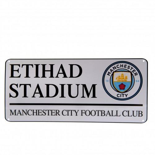 Pertemba Fr - Home White Manchester City Fc Official Street Sign One Size 40