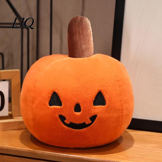 Carini Regali di Halloween Cuscino Zucca, Peluche Bambola Mummia, Bambola Morbida Imbottita Decorazione da Tavolo, Cuscini Decorativi per Divano e Arredamento Casa